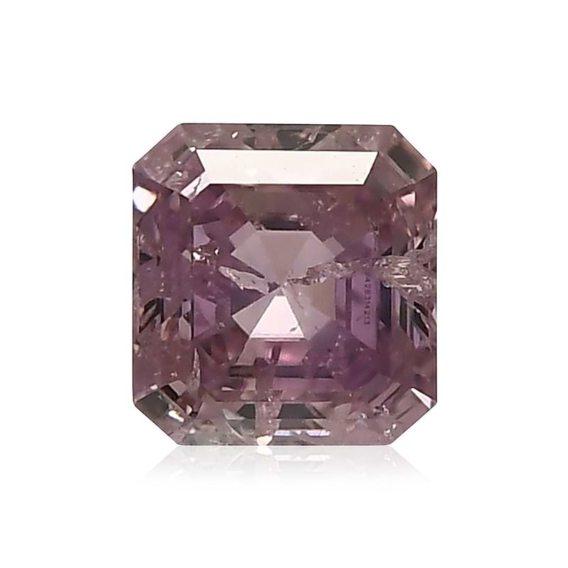 Fancy Purple Pink Diamond Ring, 0.30 Ct. (0.68 Ct. TW), Oval