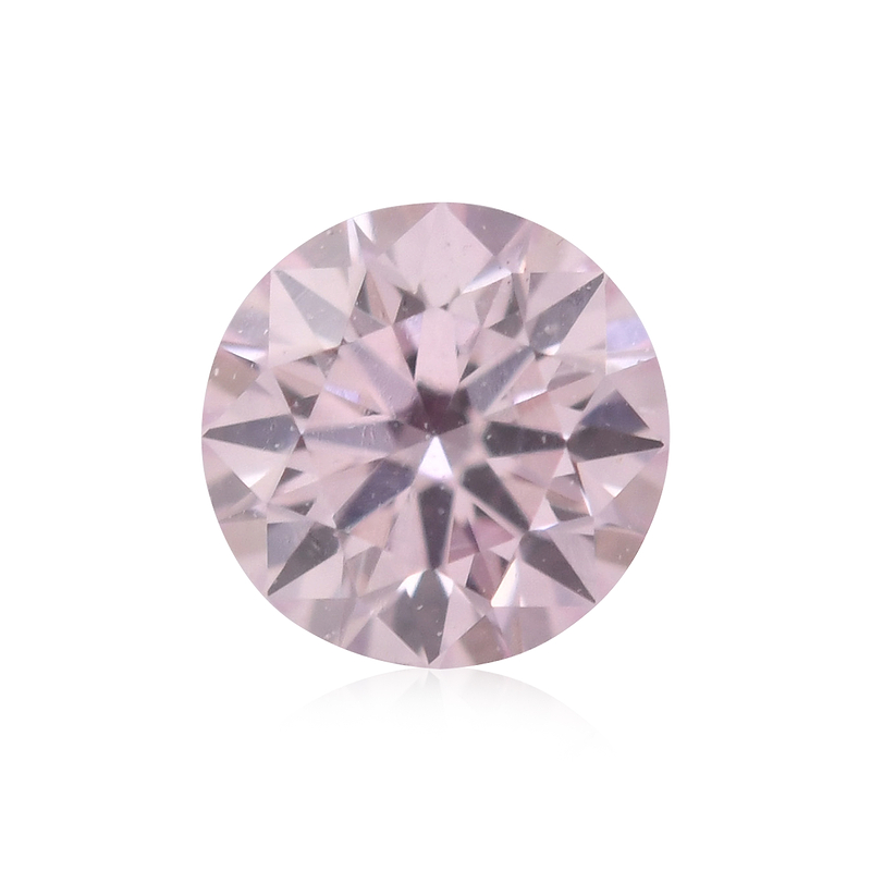 0.11 carat, Fancy Light Purplish Pink Diamond, 7PP, Round Shape, (VS)  Clarity, ARGYLE, SKU 560087