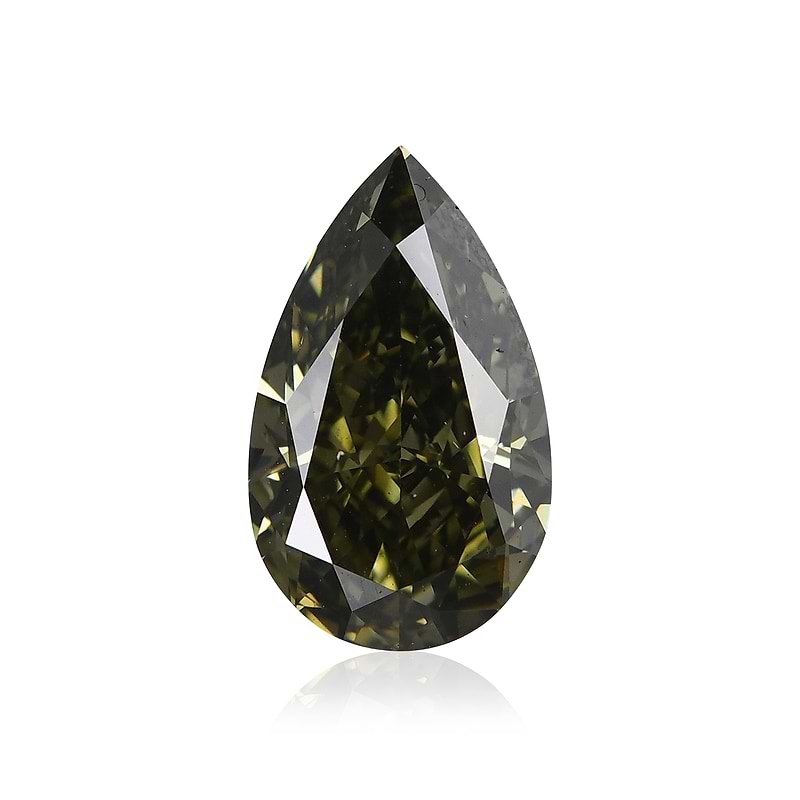 Fancy Dark Gray Yellowish Chameleon Diamond