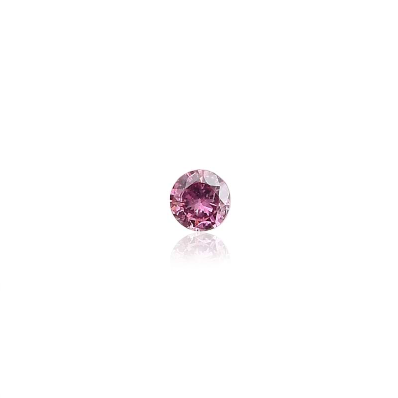0.52 Carat Fancy Intense Pink Purple Radiant Diamond SI2 GIA
