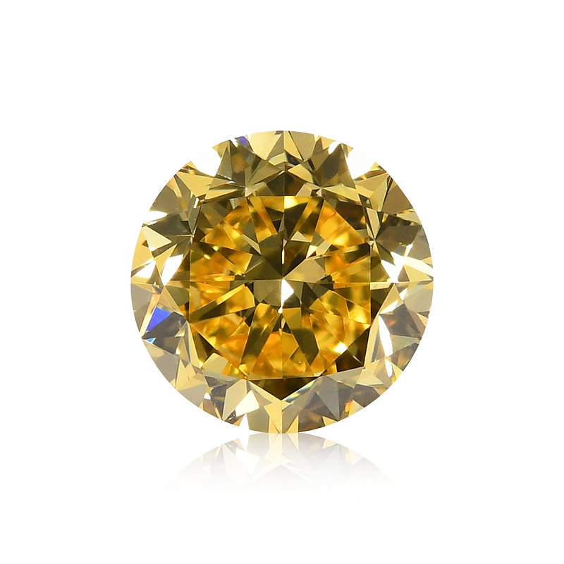 An Exceptional Unmounted Fancy Vivid Yellow Diamond