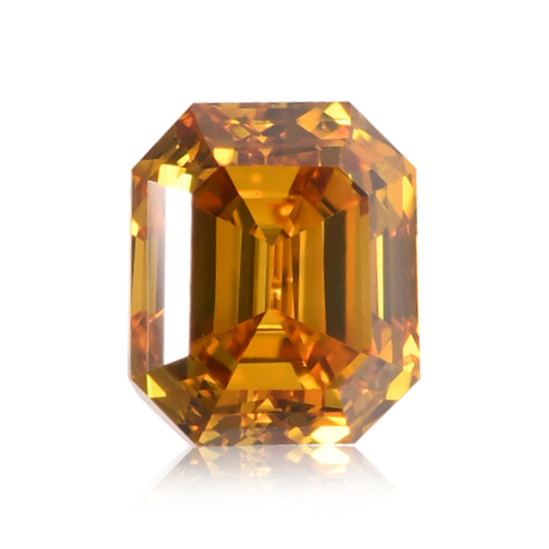 Fancy Deep Brownish Orangy Yellow Diamond