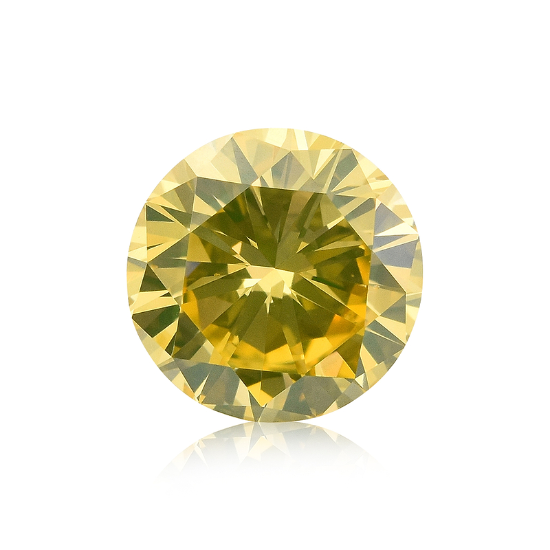 Fancy Intense Greenish Yellow Diamond