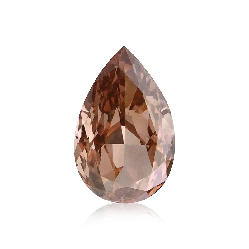 Fancy Deep Brownish Orangy Pink Diamond