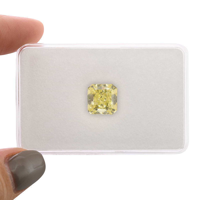 Fancy Intense Yellow Diamond  - 2