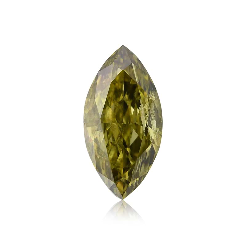 Fancy Deep Brownish Greenish Chameleon Diamond