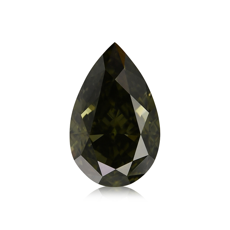 Fancy Dark Gray Yellowish Chameleon Diamond