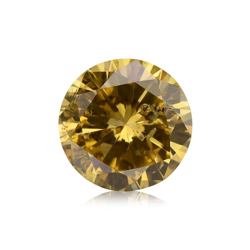 Fancy Brownish Orangy Yellow Diamond