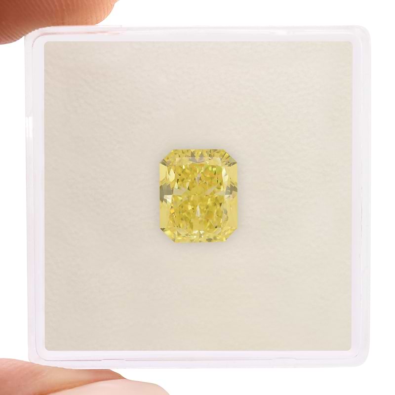 Fancy Intense Yellow Diamond  - 2