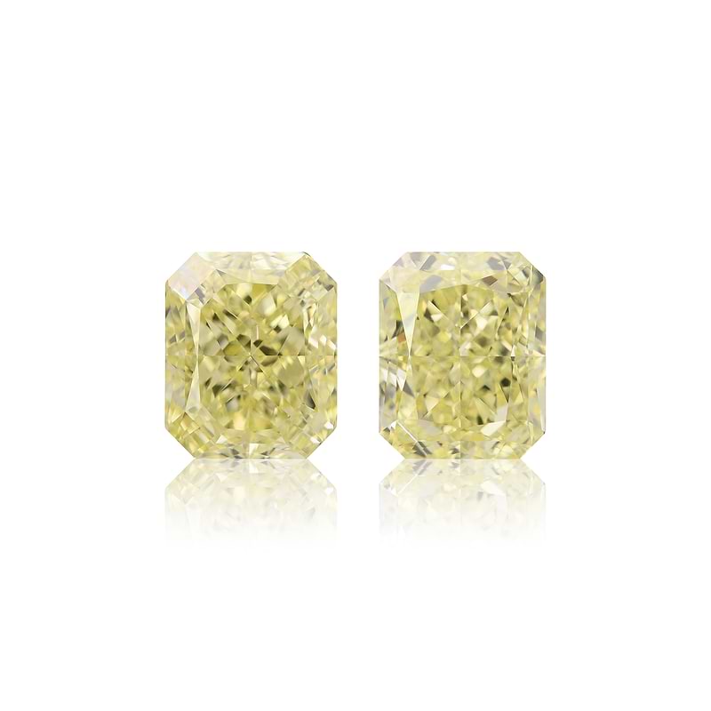 アテッサ新作モデル Light Fancy carat, 6.02 Yellow VS1 Shape, Radiant Diamonds, ダイヤモンド