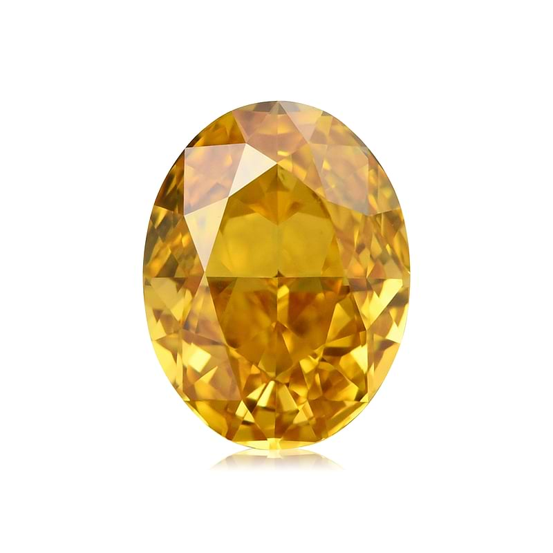 Fancy Vivid Yellow Orange Diamond