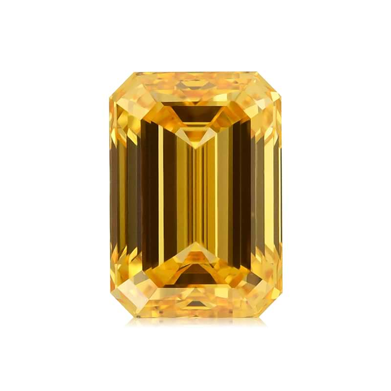 Fancy Vivid Yellow Orange Diamond