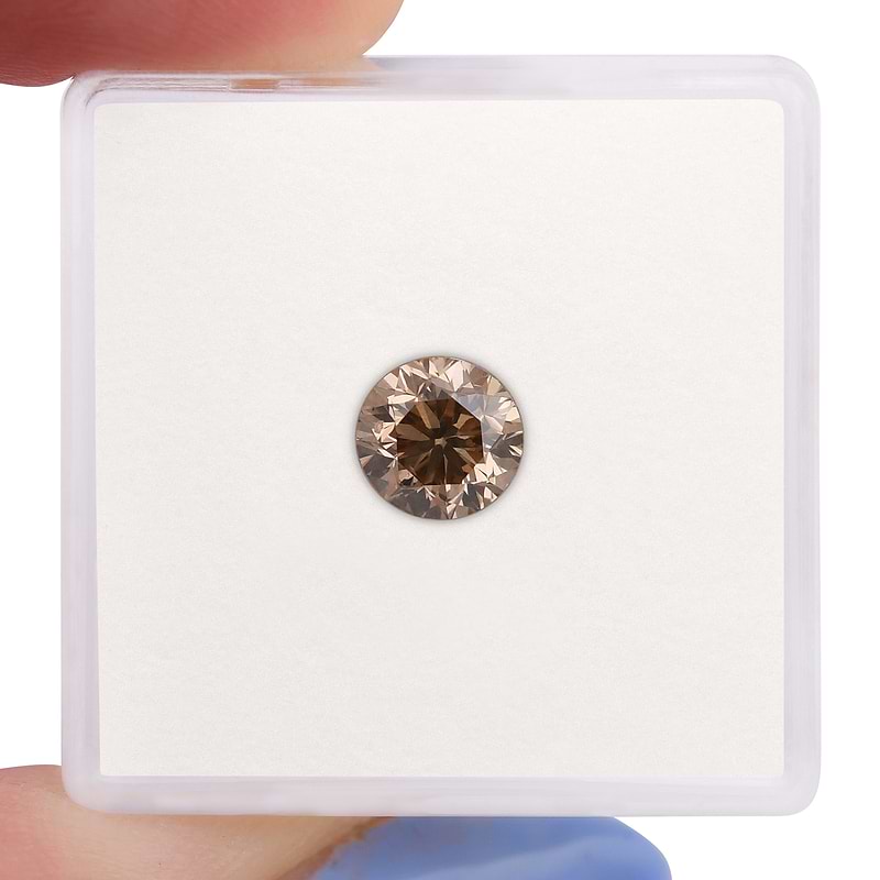 Fancy Yellowish Champagne Diamond  - 2