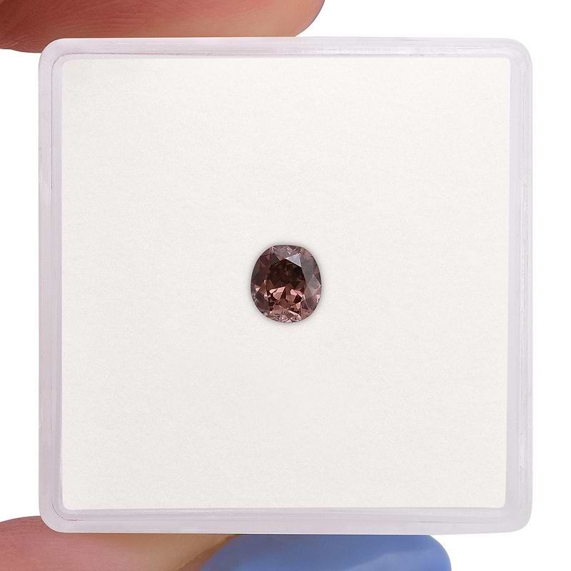 Fancy Deep Pink Champagne Diamond  - 2