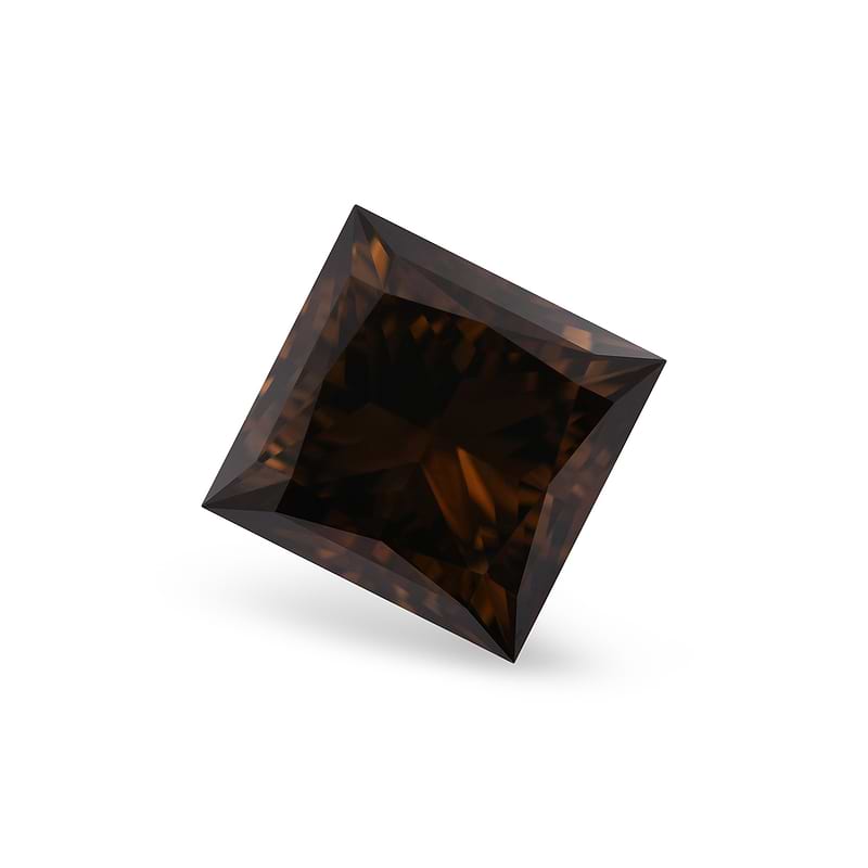 Fancy Dark Orangy Champagne Diamond