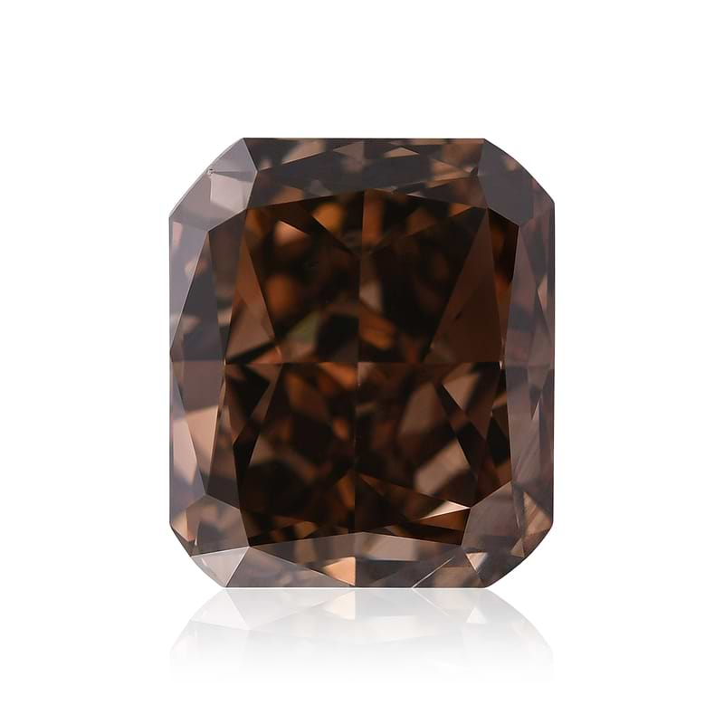 Fancy Dark Orangy Champagne Diamond