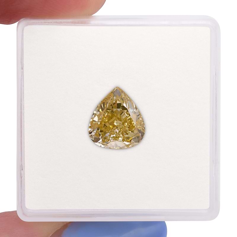 Fancy Brownish Yellow Diamond  - 2