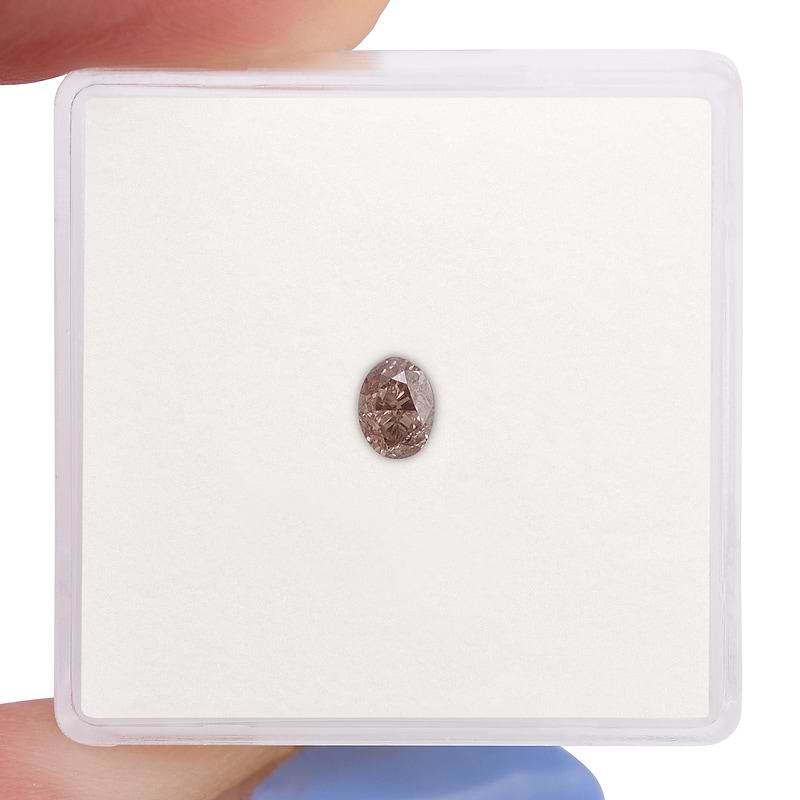 Fancy Pinkish Champagne Diamond  - 2