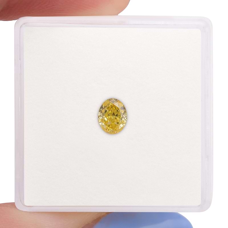 Fancy Intense Yellow Diamond  - 2