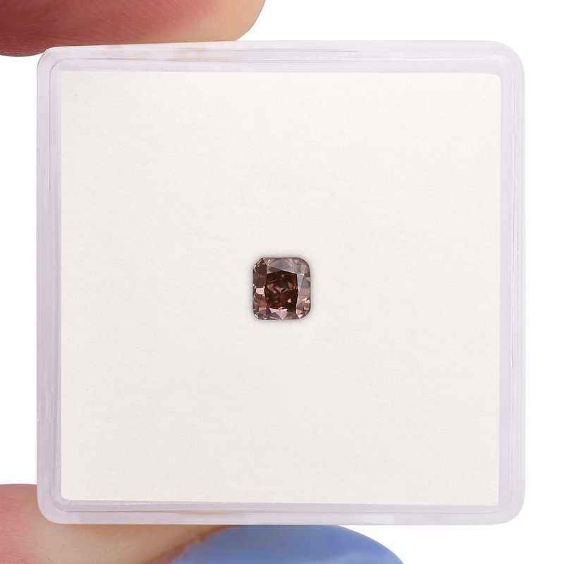 Fancy Brown Orange Diamond  - 2