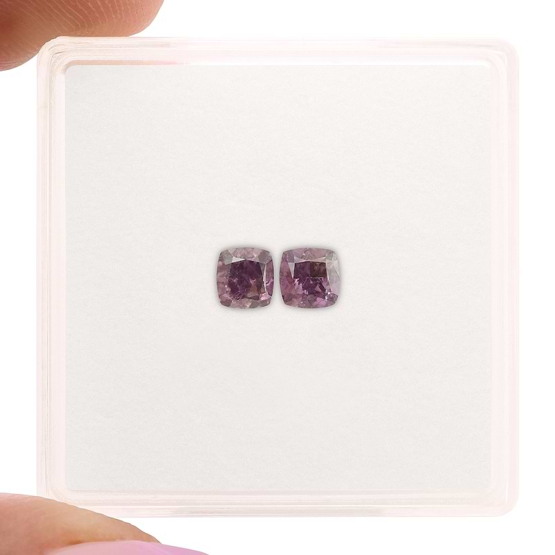Fancy Deep Purple Pink Diamond  - 2