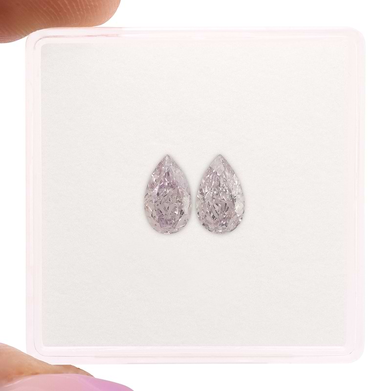 Fancy Light Pinkish Purple Diamond  - 2