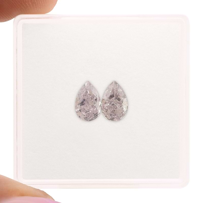 Fancy Light Pinkish Purple Diamond  - 2