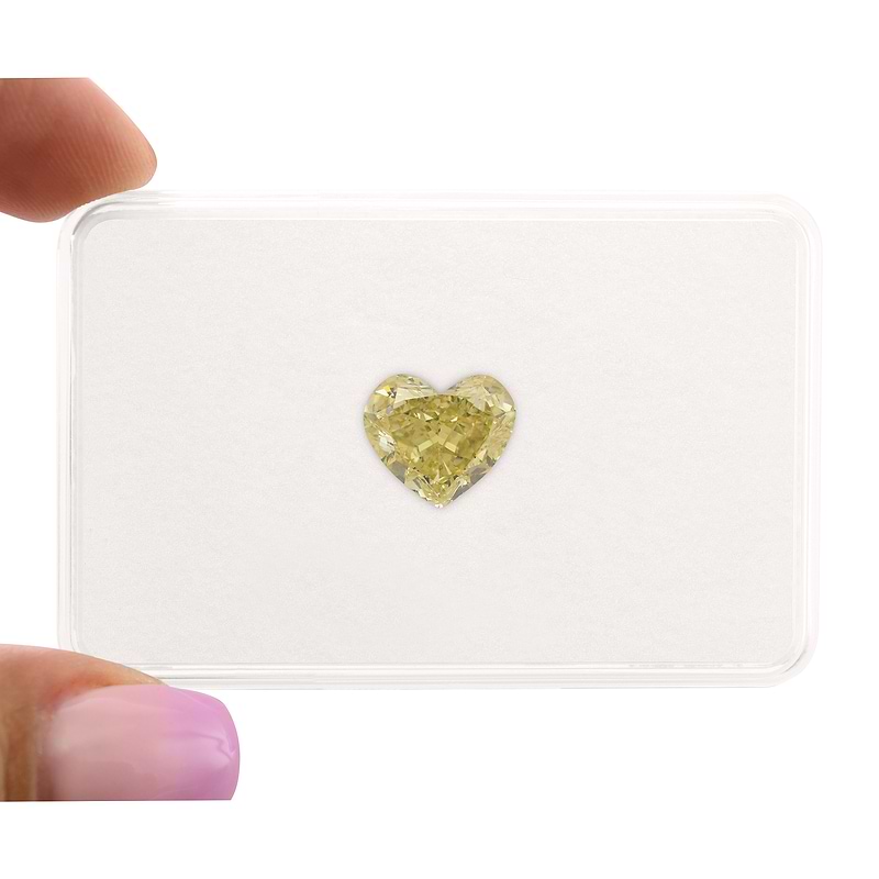 Fancy Brownish Greenish Yellow Diamond  - 2