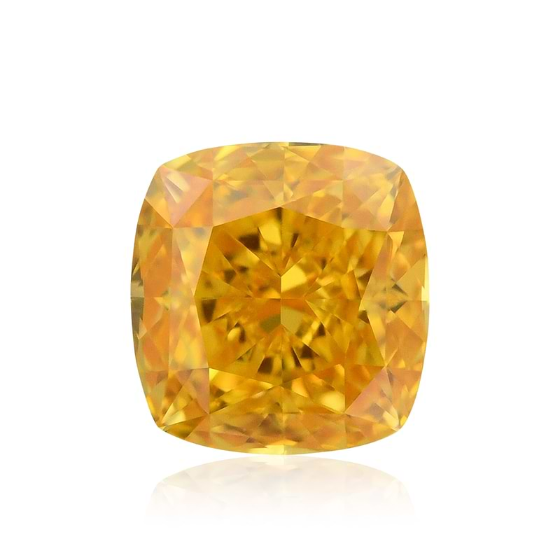 Fancy Vivid Yellow Orange Diamond