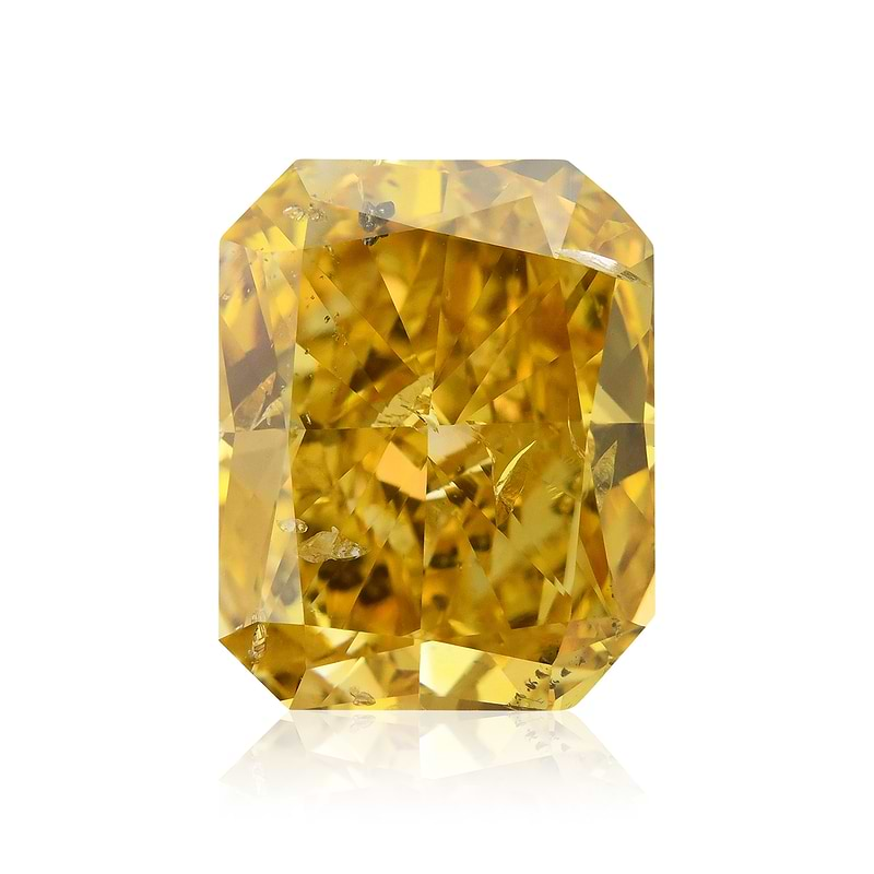 Fancy Vivid Orange Yellow Diamond