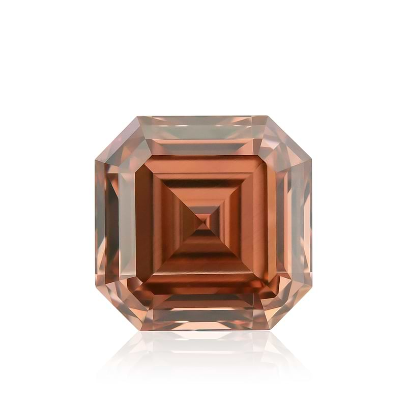 Fancy Deep Brownish Pinkish Orange Diamond