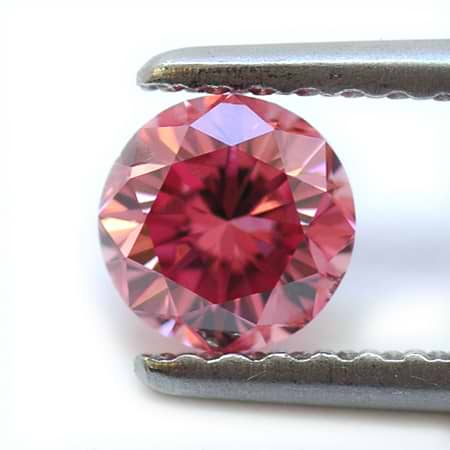 0.50 carat, Fancy Intense Purplish Pink-Argyle, Round Shape, SI2 Clarity, GIA & ARGYLE, SKU PLB279