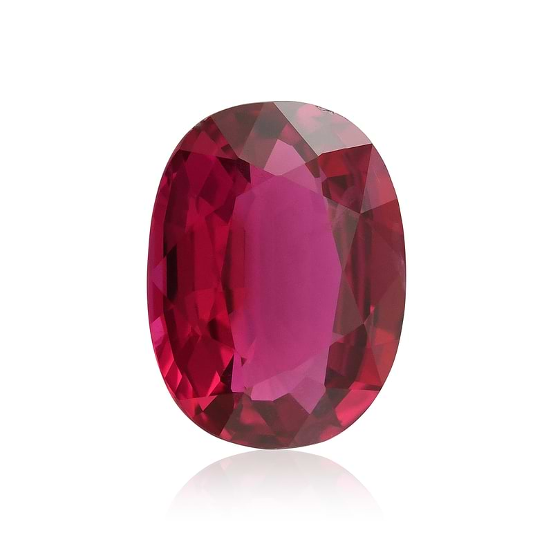 Vivid Red Gemstone