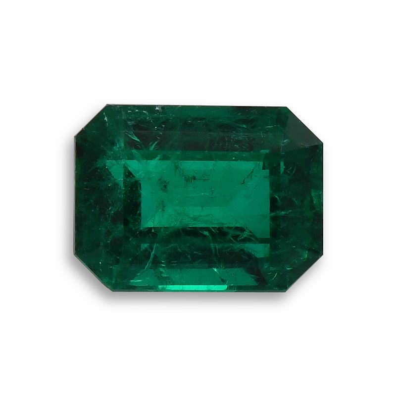 6.42 carat, Green, COLOMBIAN Emerald, Emerald Shape, Minor, AGL ...