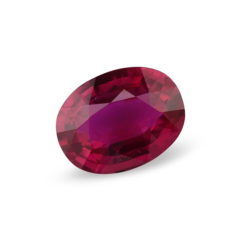 Vivid Red Gemstone