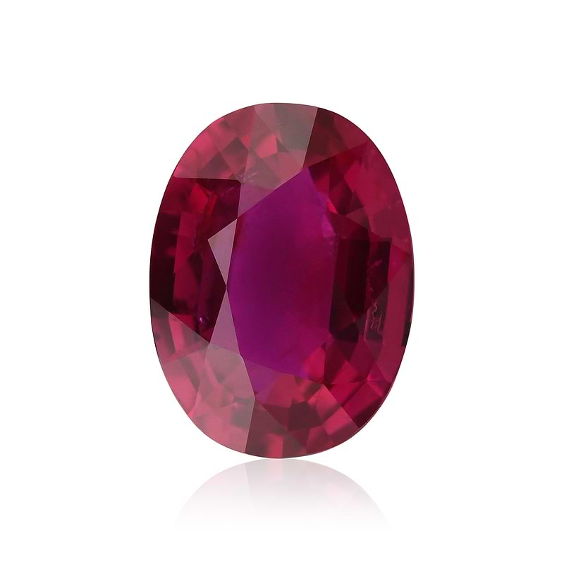 Vivid Red Gemstone