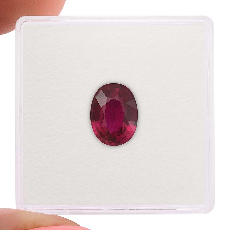 Vivid Red Gemstone  - 2