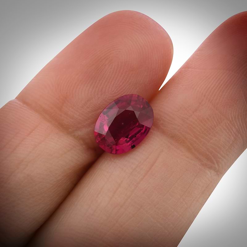 Vivid Red Gemstone  - 3