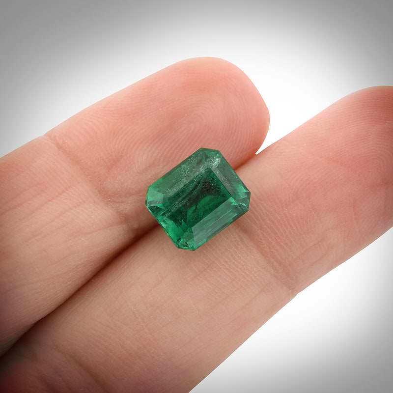 Intense Green Gemstone  - 3