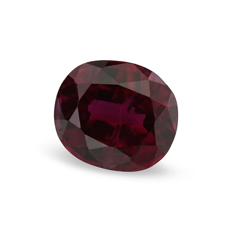 Vivid Red Gemstone
