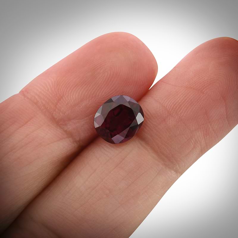 Vivid Red Gemstone  - 3