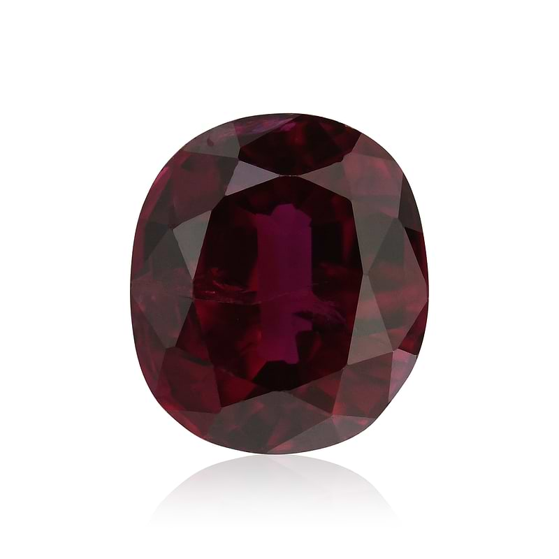 Vivid Red Gemstone