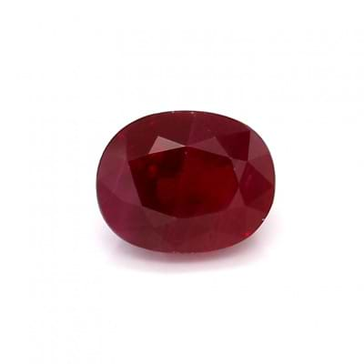 Vivid Red Gemstone