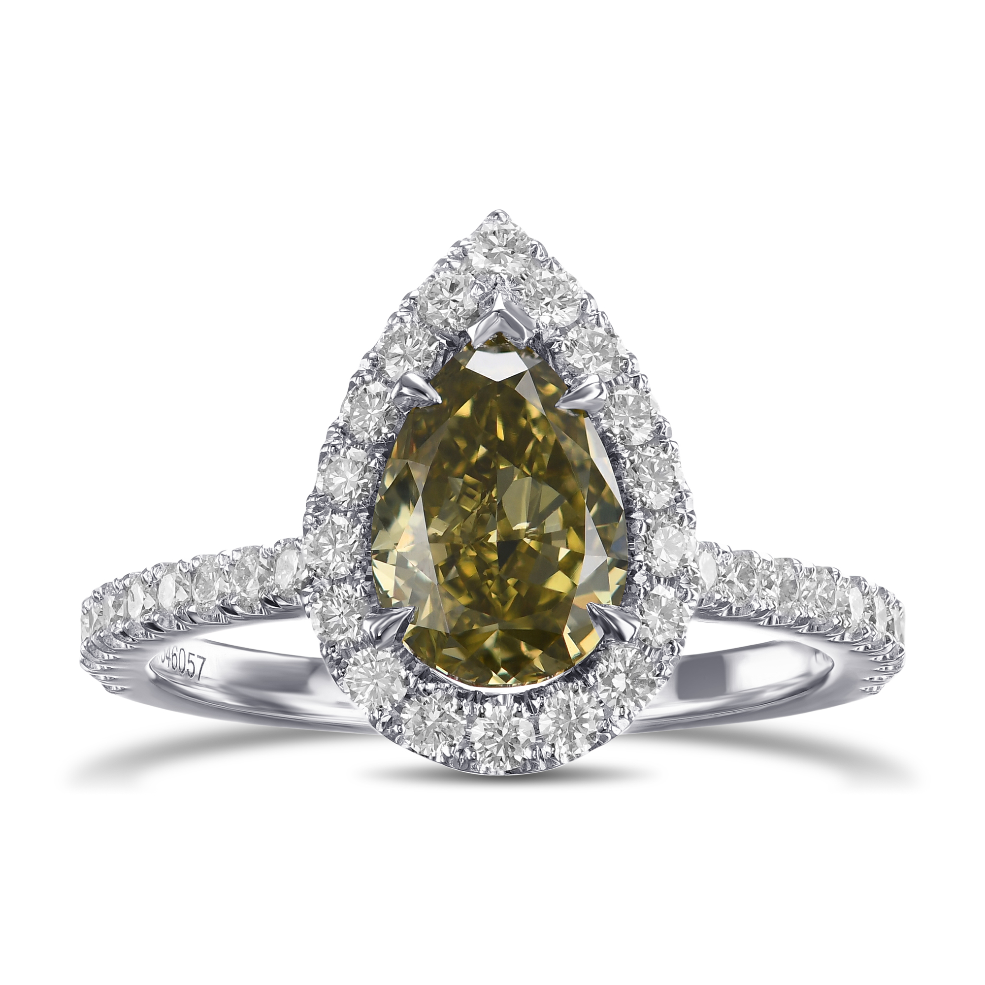 Chameleon Pear Diamond Halo Style Engagement Ring, SKU 546057 (1.74Ct TW)
