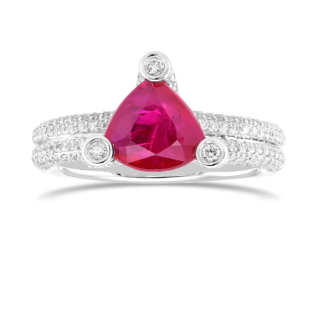 Ruby & Diamond Designer Dress Ring, SKU 161255 (2.75Ct TW)