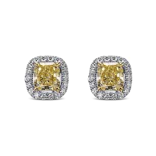 Platinum Fancy Yellow Radiant & Triangle Diamond Ring, SKU 245233 (1 ...