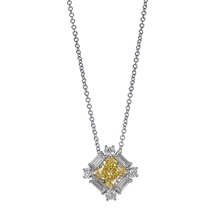 Shop Colored Diamond Necklaces & Pendants 