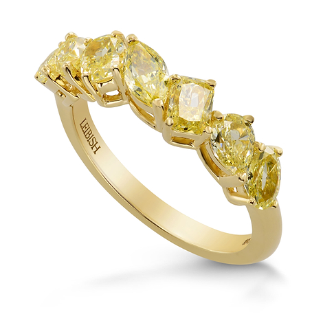 Fancy Yellow Diamond Band Ring, SKU 275479 (1.76Ct TW)