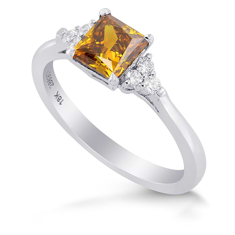 Orange Princess Diamond Ring (1.26Ct TW)
