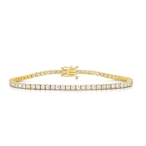 Round White Diamond Tennis Bracelet, SKU 30336R (4.00Ct TW)